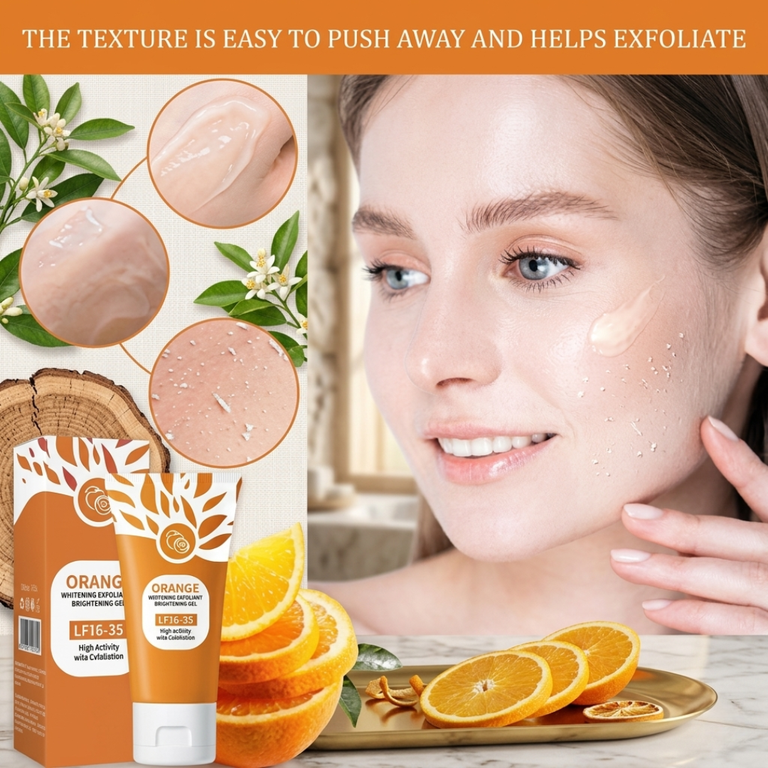 Orange Whitening Exfoliating Brightening Gel