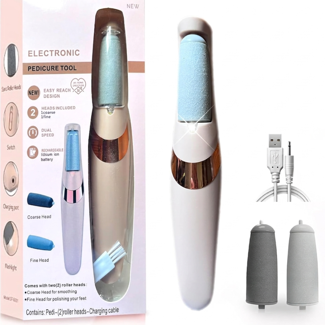 Electric Foot Callus Remover – Rechargeable Pedicure Tool