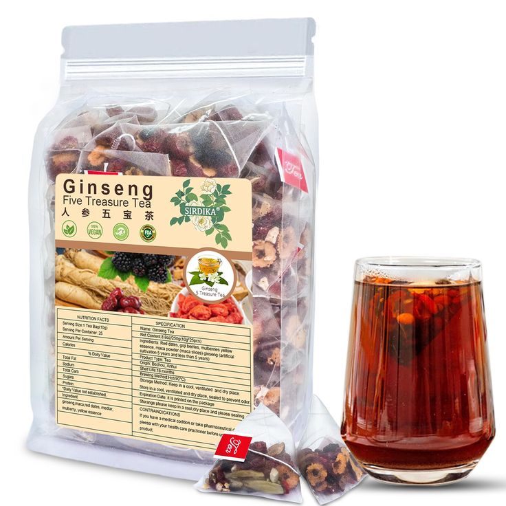 Premium Ginseng Five Treasure Herbal Tea