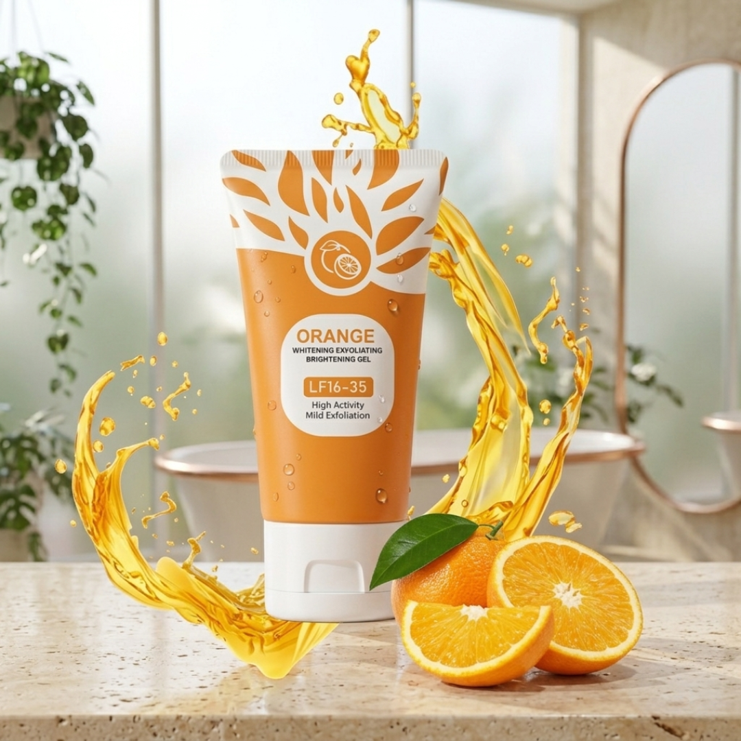 Orange Whitening Exfoliating Brightening Gel