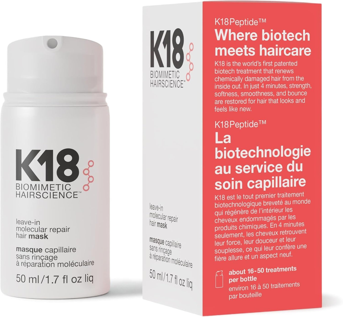 K18 Leave-In Molecular Repair Hair Mask