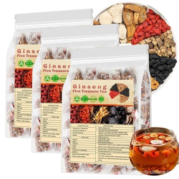 Premium Ginseng Five Treasure Herbal Tea